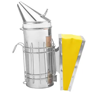 새로운 201 스테인레스 스틸 긴 노즐 흡연자 키 큰 버전 재료 흡연 장치 연기 분무기 도구 격발 꿀벌 양봉 - Product Image 1