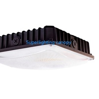 Capteur de mouvement 60W 40W 65W 70W 100w 150w pendentif Station-service auvent mince pour Station-service extérieur plafond monté en surface
