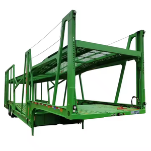 Venta Directa al por Mayor de Semirremolques de Acero para Transporte de Autos, Remolque Portacoches para 8-16 Vehículos - Product Image 1