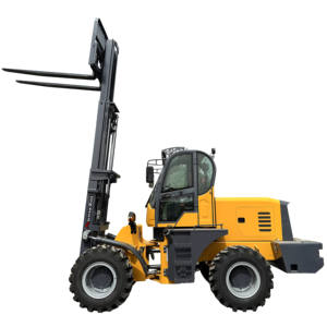 4 טון כונן גלגל שטח קשה מלגזה חקלאית מחוץ לכביש 4 טון 4 x4 טון דיזל מלגזה משאית - Product Image 5