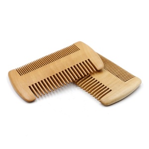 Đôi bên bằng gỗ Mens râu lược tốt răng ria mép sạch lược công cụ tạo kiểu tóc - Product Image 2