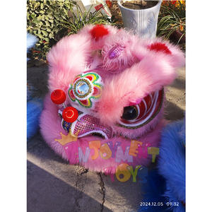 Guangzhou disfrute CE danza del león chino tamaño Normal <span class=keywords><strong>dos</strong></span> <span class=keywords><strong>personas</strong></span> que usan traje de baile del león fiesta de baile del león Carnaval - Product Image 5