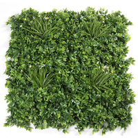 Panneau décoratif mural en herbe artificielle A101, plantes artificielles, herbe verte verticale en plastique, protégée contre les UV, pour mur extérieur