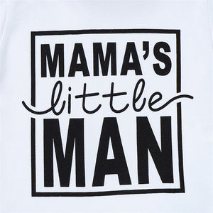 Conjuntos de Ropa para Niños Pequeños RTS, Ropa de Verano para Bebés, Ropa para Niños Pequeños con Estampado de Letras, Lista para Enviar - Product Image 6