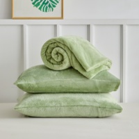 Ensemble de draps hiver ajustés avec taies d'oreiller, protège-matelas antidérapant, chaud et ultra doux pour chambre à coucher et maison, vente en gros