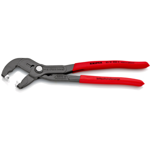 Pince à sertir les colliers de serrage KNIPEX 85 51 250 C SB avec revêtement antidérapant en plastique gris atramentisé - Product Image 2