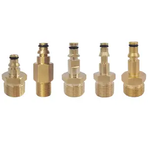 Wholesale M22-14 Pure Copper Hose Joint Pressure Washer Fast Coupling Quick Release Fitting Suitable For Kacher And Yili