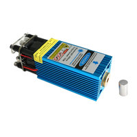 Kepala Modul Laser Biru 450mm yang Dapat Difokuskan 0.5w 2.5w 3.5w 5.5w 15w untuk Mesin Ukiran Laser Mini