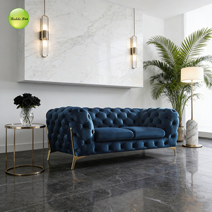 Juego de muebles para sala de estar, juego de sofá y sillas con patas de metal KD - Product Image 1