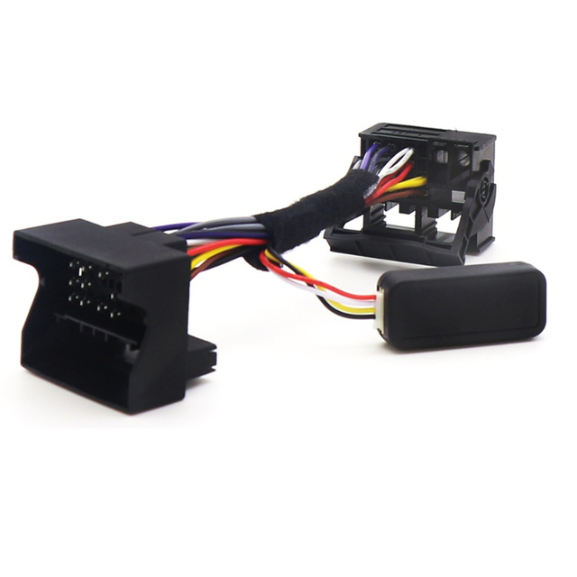 RCD330 RCD360 Multifunction Steering Wheel Button Control Canbus Decoder Adapter for VW Golf 5 6 Jetta MK5 Touran Caddy