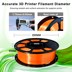 Filamento de Impresión 3D IBOSS PLA+ Color Naranja Seda, Efecto Deslumbrante, Hilo de Plástico, Impresión Suave, Ecológico, 1.75mm - Product Image 5