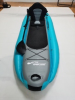 Bateau de pêche gonflable pliable personnalisé pour sports nautiques, planche de SUP souple et tendance, bleue
