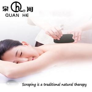 Tabla de raspado Gua Sha, tabla de raspado de cuerno, masajeador de cuerpo completo, forma de cuerno natural - Product Image 5