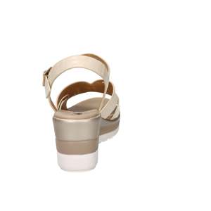 รองเท้าแตะส้นเตารีด Donna Sandalo รุ่น Con Zeppa สีเบจ 84159 E5 - Product Image 3