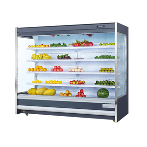Rau Trái Cây tủ lạnh <span class=keywords><strong>Showcase</strong></span> siêu thị đa boong mở phía trước Máy làm lạnh hiển thị mát - Product Image 4