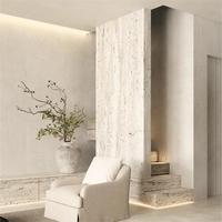 MIGLIORE Vente en gros Carreaux flexibles en travertin imprimés en 3D de type A03 Tuiles souples en pierre de culture mcm pour l'intérieur et l'extérieur Wa