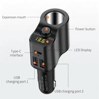 Reproductor de Mp3 para coche C03 superventas con adaptador Bt, controlador de receptor de coche Usb, encendedor de cigarrillos, logotipo personalizado