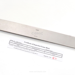 ग्रेड <span class=keywords><strong>0</strong></span> 1000mm स्टील औजार के लिए पण GCr15 स्टील उपाय ब्लॉक गेज ब्लॉक vernier कैलिपर - Product Image 3