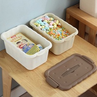 Haogle Vente en gros Nouveau design Haogle Boîte à biscuits Boîte à bonbons Mini boîte de rangement en plastique portable avec couvercle