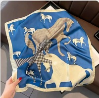 Foulard en Soie Personnalisé Imprimé 100% Soie de Mûrier 14mm Impression Double Face Bordures Roulées à la Main