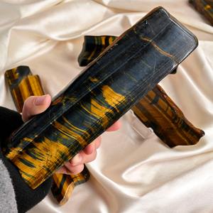 Losa de Piedra Ojo de Tigre al por Mayor - Piedra Natural Pulida con un Vibrante Naranja, Perfecta para Decoración del Hogar, Mesa de Comedor, Regalos Ideales - Product Image 3