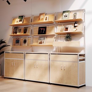 Muebles para Cafetería, Estante de Almacenamiento Moderno y Creativo para Exhibición en Sala de Estar, Muebles para Exhibición de Arte, Oficina en Casa, Exposiciones - Product Image 3