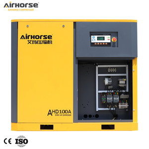 Compresseur d'air à vis industriel à roulement de haute qualité Air Horse 350-400 CFM 75/100HP <span class=keywords><strong>Moteur</strong></span> refroidi par air Stationnaire Haute capacité - Product Image 4