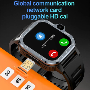 Montre connectée Android avec carte SIM 4G de 2,03 pouces, appel vidéo, GPS, WiFi, montre connectée PGD, style professionnel, moniteur de fréquence cardiaque, réponse aux appels par écran tactile - Product Image 3