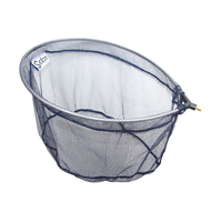 Tête de filet ovale en Fiber de Polyester AL filet d'atterrissage de pêche à la carpe noire
