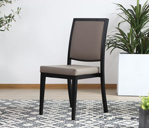 เก้าอี้รับประทานอาหารโครงอะลูมิเนียมดีไซน์ทันสมัย ชุดเก้าอี้ราคาประหยัดสำหรับเชิงพาณิชย์ เหมาะสำหรับโรงแรม ห้องจัดเลี้ยง ร้านอาหาร เฟอร์นิเจอร์กลางแจ้ง - Product Image 1