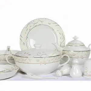 Factory cost Wholesale hot sale dinner set bone china dinnerware sets ceramic porcelain tableware