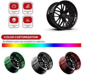 Jantes forgées universelles de 24 pouces pour BMW Mercedes Audi Porsche Macan, jantes en alliage forgées sur mesure avec déport personnalisé 5x112 - Product Image 4