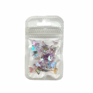 Charmes pour ongles en forme de papillon Aurora 3D, 30 pièces, décorations pour ongles en plastique scintillant, accessoires de <span class=keywords><strong>manucure</strong></span> en acrylique pour <span class=keywords><strong>salon</strong></span> DIY - Product Image 6