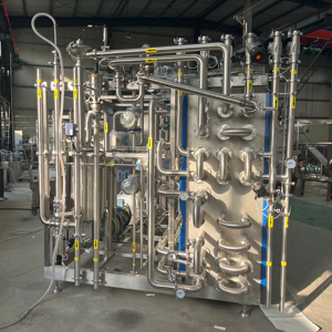 <span class=keywords><strong>Esterilizador</strong></span> Tubular UHT QJYL para Jugo y Leche, Pasteurización a Alta Temperatura, Acero Inoxidable 304/316, Capacidad de 500-20000 L/h - Product Image 1