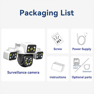 12MP kamera keamanan Wi-Fi 10X Zoom PTZ AI pelacakan gerakan penglihatan malam Audio dua arah CMOS tahan air IP65 dalam ruangan/luar ruangan - Product Image 6