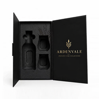 Boîte de présentation de whisky de luxe personnalisée avec insert en mousse EVA pour les coffrets cadeaux d'alcool et de spiritueux