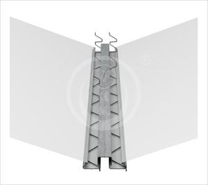 Jiapei nhà kính nhà máy mạ kẽm tấm đôi khe cắm zigzag Khóa kênh màu xanh lá cây nhà cài đặt phụ kiện - Product Image 1