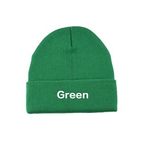 Gorro de Punto de Algodón Unisex al por Mayor, con Logotipo Personalizado Bordado, Gorro Cálido de Invierno para Uso Diario y Deportivo