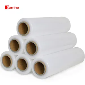 Golden Supplier Transparent Pallet Wrapping Stretch Film Plastic Logistics Film Use 20 mic Cast Stretch Film Shrink Wrap