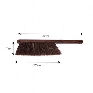Escoba de mano para limpieza y desempolvado con mango de madera natural y cerdas suaves, al por mayor - Product Image 2