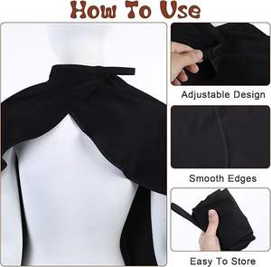 ผ้าคลุมตัดผมกันน้ำ โพลีเอสเตอร์ สำหรับร้านตัดผม ช่างทำผม พร้อมโลโก้สั่งทำได้ - Product Image 6