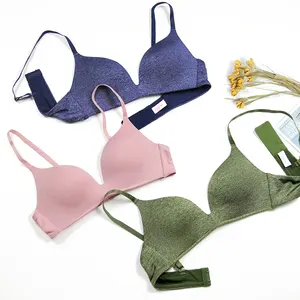 Three Quarters(3/4 Cup) Cup OEM/ODM Adults stocklot push up bra for ladies None Decoration