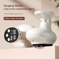 Masseur Électrique Vibrant à Compresse Chaude avec Affichage, Contrôle Intelligent, Outil de Relaxation Corporelle, Ensemble de Massage Type-C pour Thérapie par Ventouses