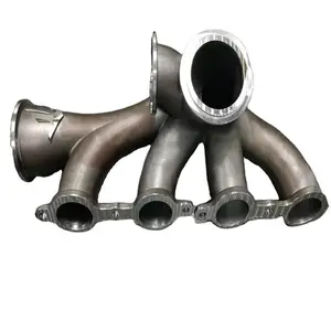 Exhaust Manifold Customized Stainless Steel Casting Palm Intake Manifolds Plastic Auto Engine Exhaust Turbocharger Manifold