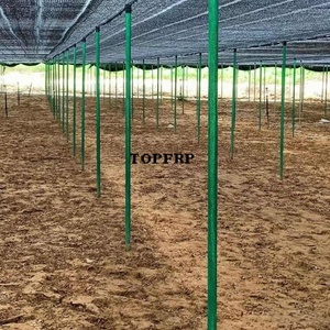 Durable Fiberglass Tubes Support Poles Used for Shade <b>Net</b> Passion Fruit Wax Gourd Planting - Product Image 5