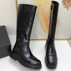 รองเท้าบูทผู้หญิงแฟชั่นทรงยาว คุณภาพสูง กันลื่น สีดำ หนังแท้ บูทยาวเหนือเข่า ขายดี รองเท้าบูทสูงถึงต้นขาสำหรับผู้หญิงและเด็กผู้หญิงสำหรับงานปาร์ตี้ - Product Image 2
