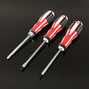 American Flag Handle Extendable <b>Screwdriver</b> Cross Phillips Bit Multi-bit Diy Tool Plastic Handle Anti-Slip Texture Polishing - Product Image 4