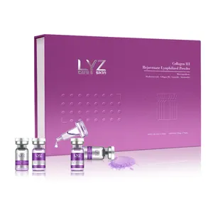 Manufacturer Wholesale Anti Aging skincare freeze-dried powder serum Collagen III Rejuvenating Lyophilized Powder