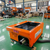 Pompe de transport de béton électrique pour structures secondaires, petite pompe de sol, pompe de transport, machine d'alimentation spirale, pompe de coulage