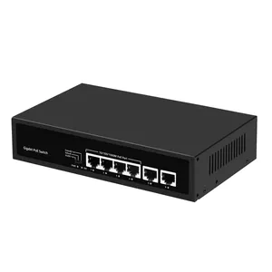 Sunsoont 6 portas interruptor poe ativo 1000M PoE para câmera IP Dahua